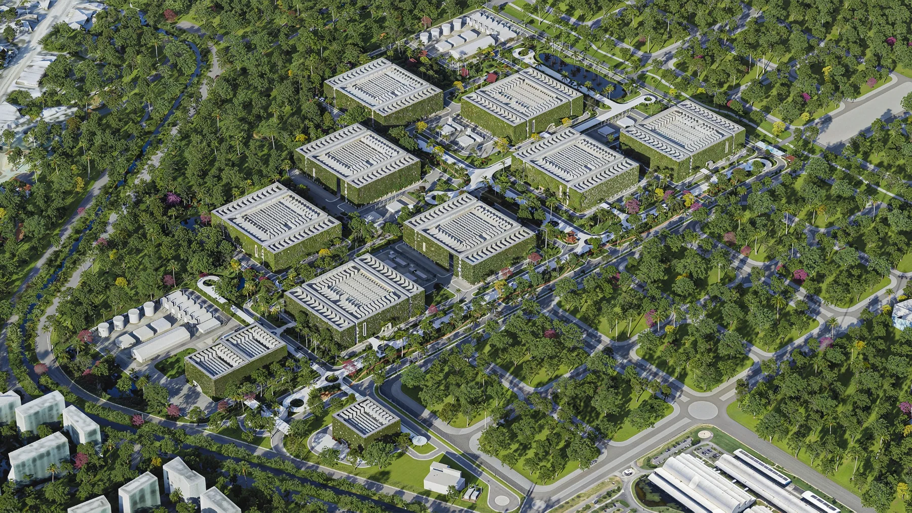 Sustainable critical infrastructure campus